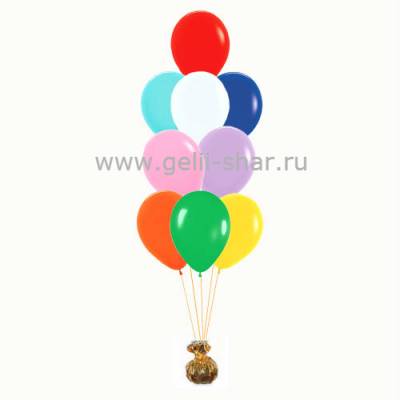 Фонтан из Ассорти шаров Пастель