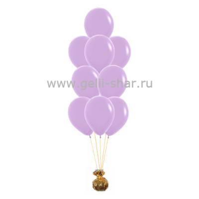 Фонтан из Сиреневых шаров Пастель 