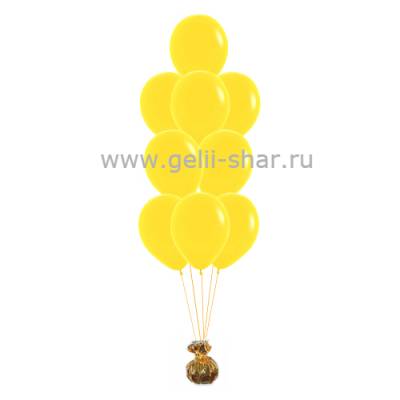 Фонтан из Желтых шаров Пастель