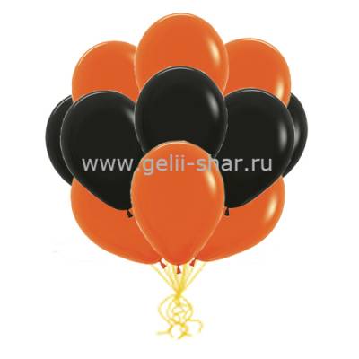 Облако Оранжевых и Черных шаров