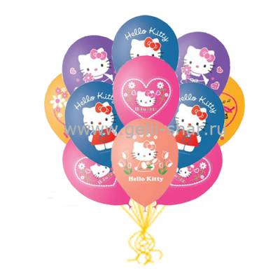 Облако шаров Hello Kitty