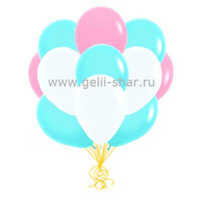 Облако Розовых, Тиффани и Белых шаров