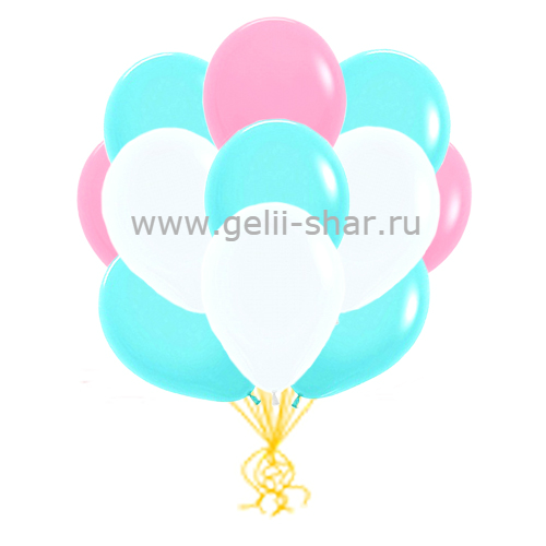 Облако Розовых, Тиффани и Белых шаров