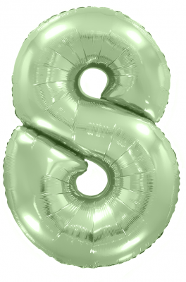 Шар "Цифра 8" Мятная, 102 см