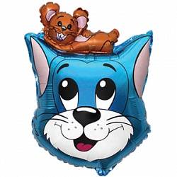  Фигура, Кот, Синий, 69 см