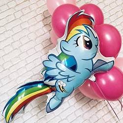 Фигура, My Little Pony, Лошадка Радуга, 109 см