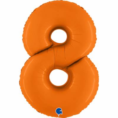 Шар "Цифра 8" Оранжевая, 102 см